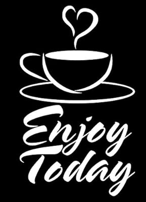 lli enjoy today 咖啡 | 贴花乙烯基贴纸 | 汽车 卡车 货车 墙壁